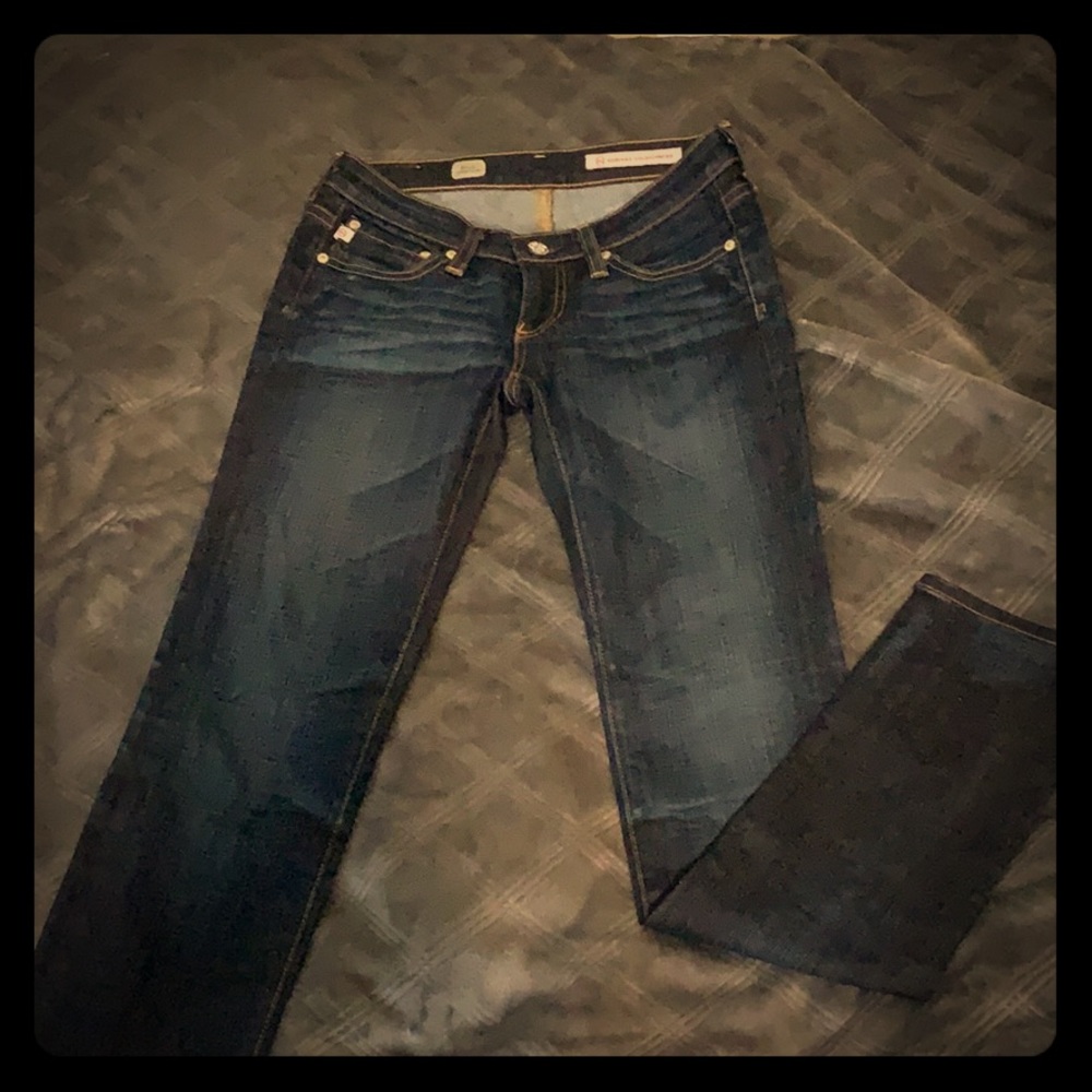 AG stilt cigarette leg jeans